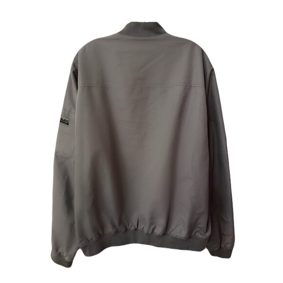 Michael Kors Mens Size XL Grey Lightweight Bomber Jacket EUC Water Resistant - Picture 5 of 10